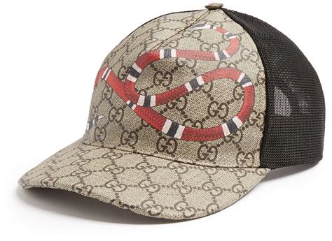 gucci cappelli uomo|gucci hat snake print.